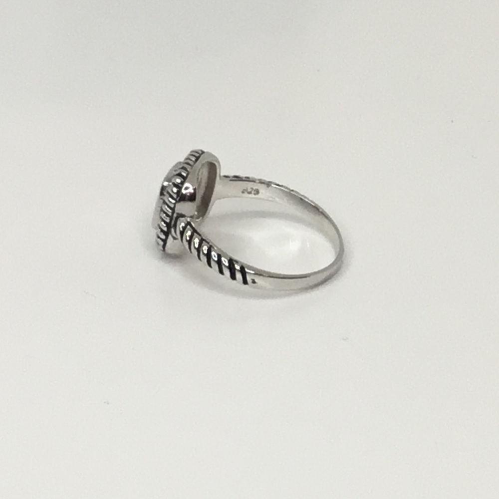 .925 Sterling Silver Yellow Cz Ring - Picture 9 of 15